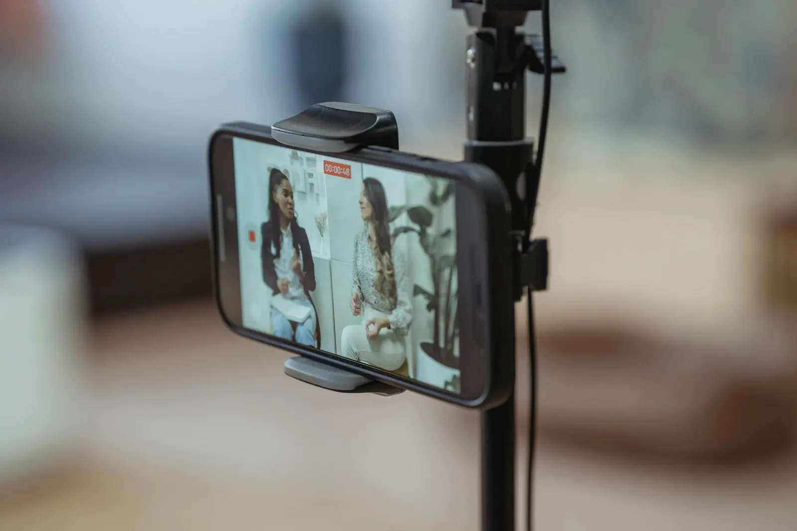influencer phone camera