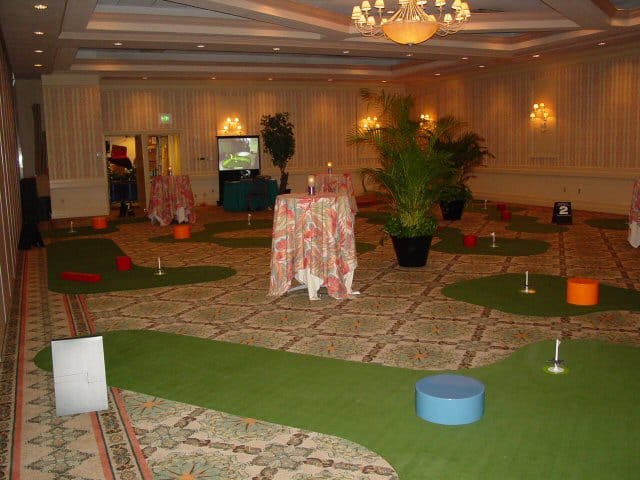 Minigolf, Maxigolf, Adventuregolf, Meeting-Golf, Messestand-Golf, Bürogolf, Messegolf - Puttinggrün für Indoorgolf und Outdoor – 3