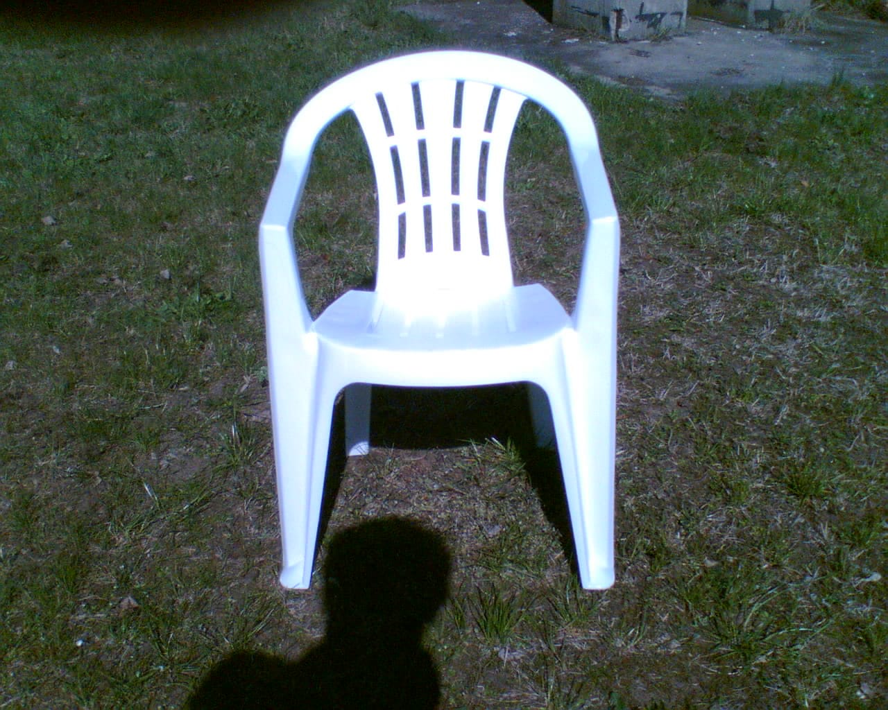 Stapelstuhl, Stapelstühle, Gartenstuhl, Gartenstühle, PVC Stühle weiss