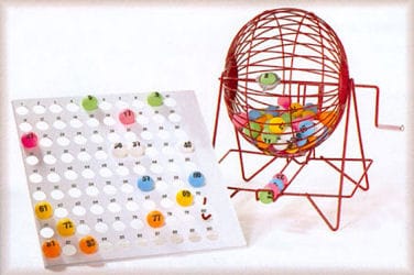 Bingo/ Gewinnspiel/ Bingo Gerät/ Bingo spielen/ Bingotickets