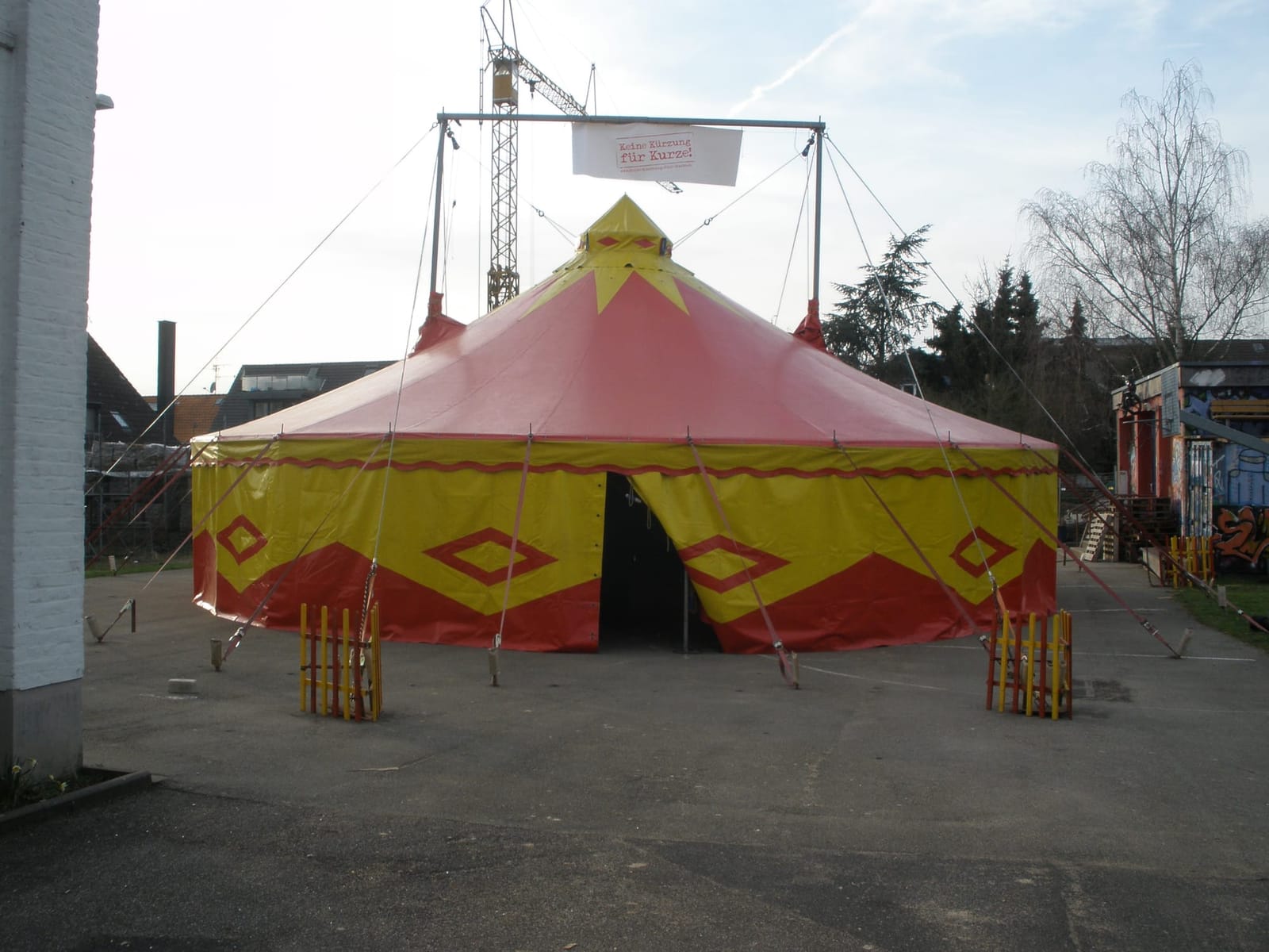 Zirkuszelt mit 14 m 156qm