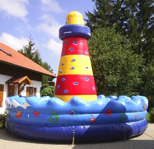Kletterturm / Leuchtturm / Kletterberg aufblasbar