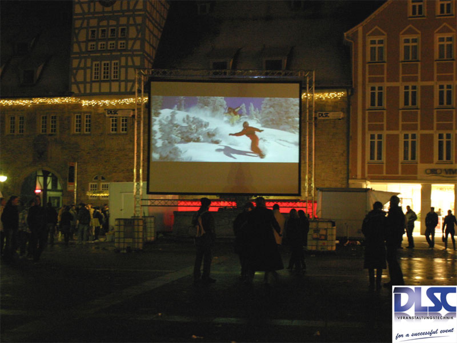 Leinwand Beamer LED Wand Präsentation Bild – 2