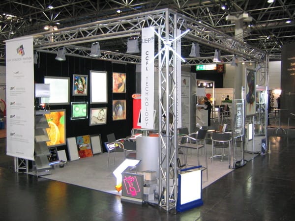 Traveresen Messestand (Ground-Support) 6m x 4m x 3, 50m