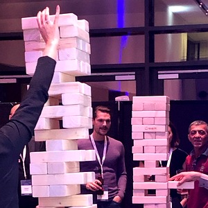 Unser „Analog-Spiel“ Das Jenga-Prinzip mieten bei InnoTeamS
