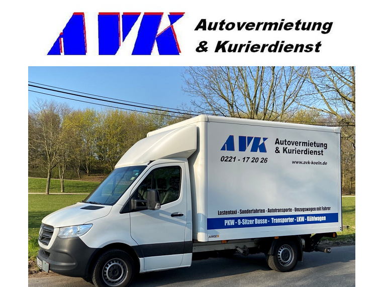 Transporter 3,5 t mit Koffer & Hebebühne mieten – Führerschein Kl. 3/B