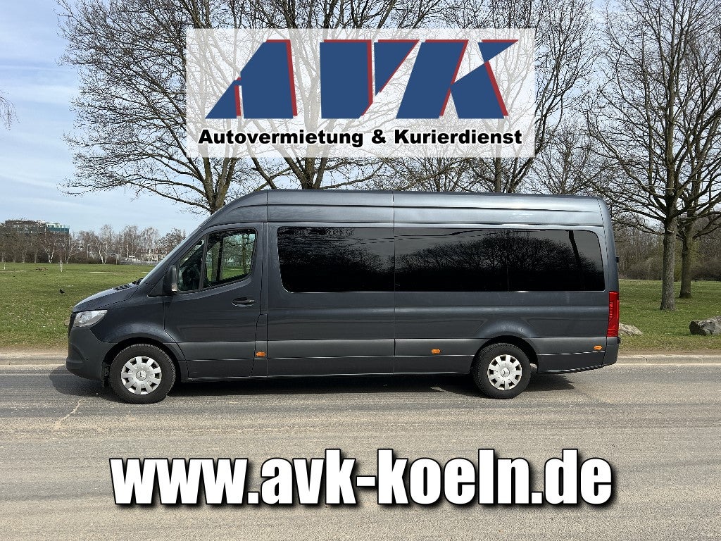 Mercedes Sprinter Tourbus 9-Sitzer XXL mieten – 2,50 m Kofferraum