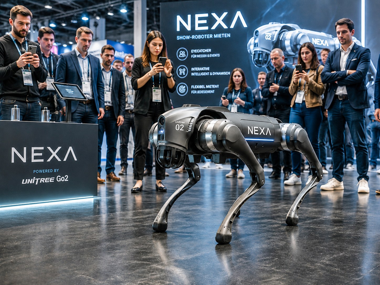 Show-Roboter NEXA mieten in Koblenz bei Dominik Liebehenz