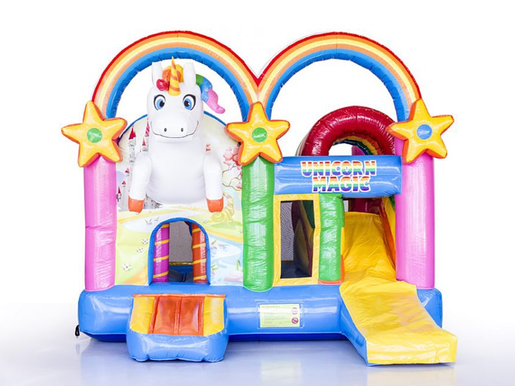 Hüpfburg Multiplay Einhorn mieten in Koblenz – Hüpfburg – 3