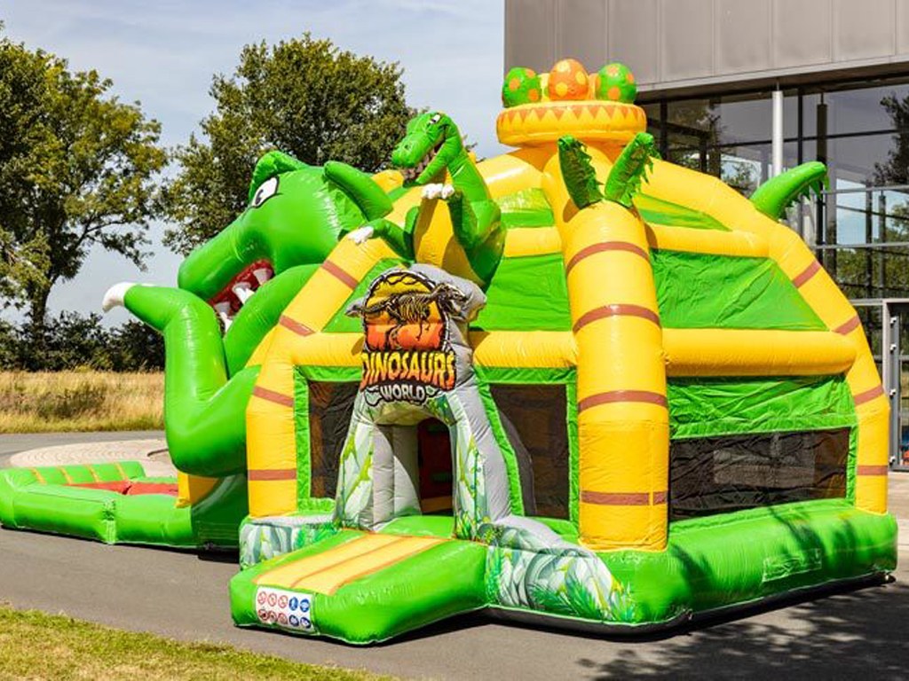 Hüpfburg Multiplay XL Dinowelt mieten in Koblenz – Hüpfburg