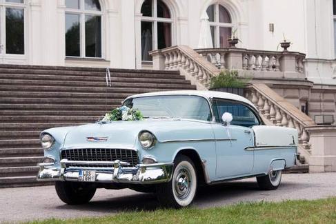 1955 Chevrolet Bel Air mieten – Oldtimer Hochzeitsauto mit V8 & Klimaanlage – 2