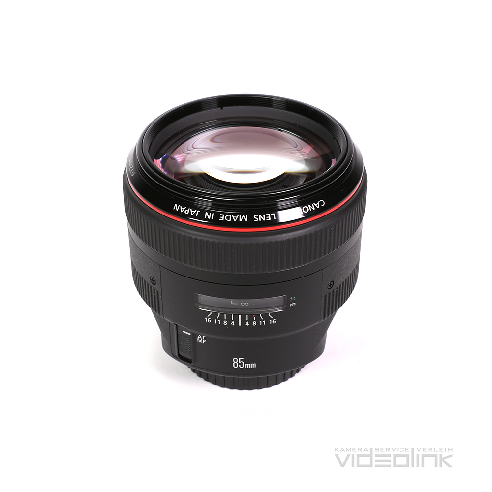 Canon EF 85mm F1.2 mieten bei Videolink