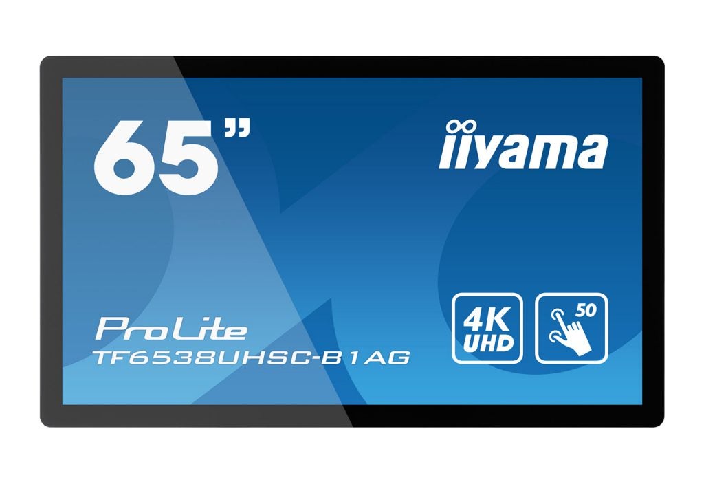 Iiyama ProLite TF6538UHSC-B1AG mieten - 65'' UHD Multitouch-Display mit 50 Touchpunkten