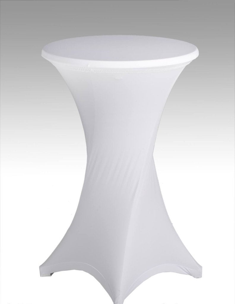 Miete 8 - Zahle 6! Weiße Stehtische, Bistrotische, Tische - Klappbar, 70cm Durchmesser – 3