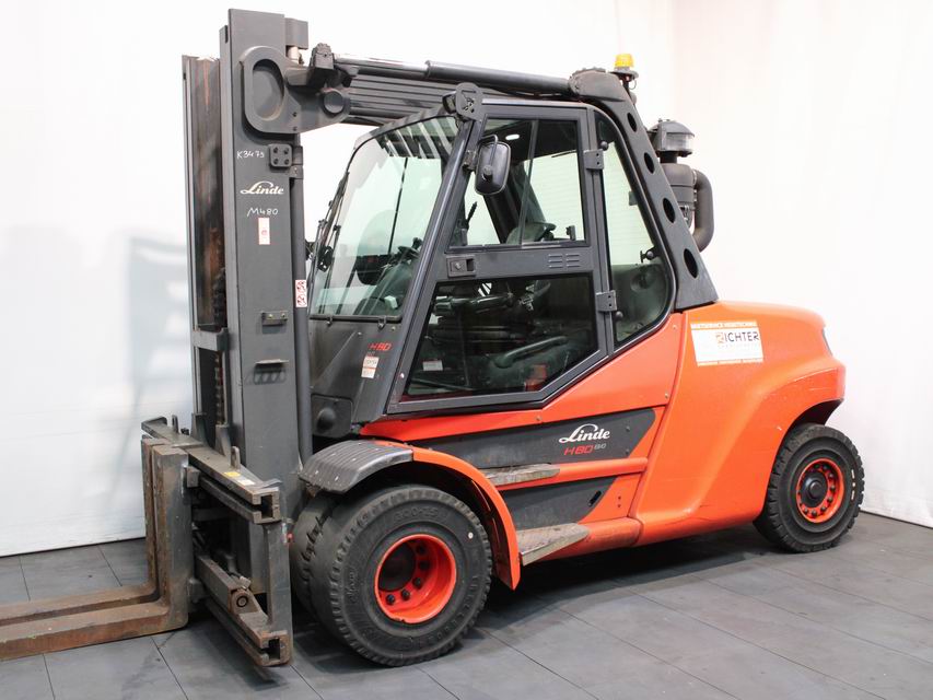 Linde H 80 D-03/1100 396 Dieselstapler mieten bei Richter Gabelstapler