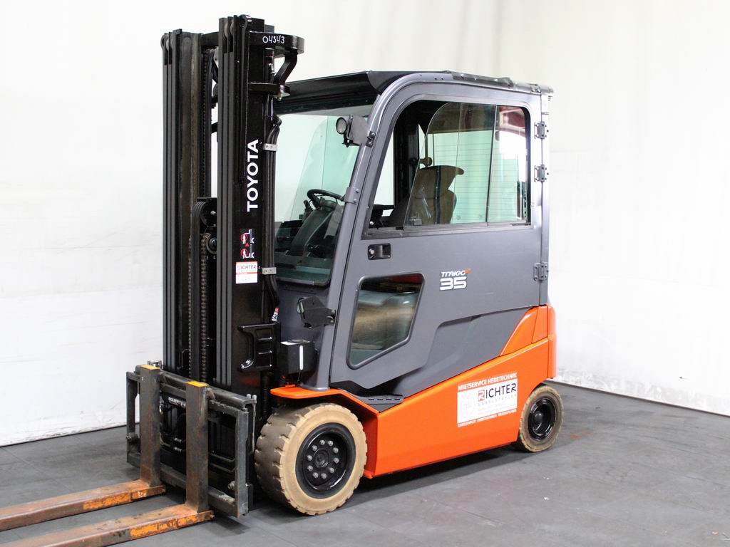 Toyota 8 FBMT 35 Elektro 4 Rad-Stapler mieten bei Richter Gabelstapler