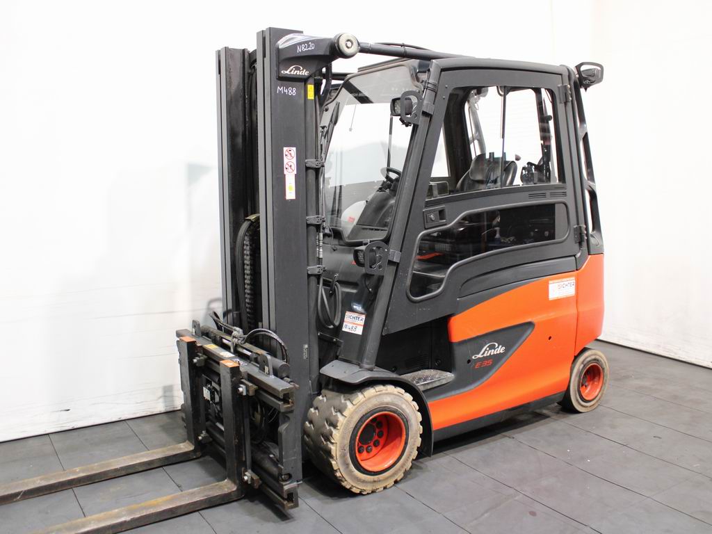 Linde E 35 HL-01 387 Elektro 4 Rad-Stapler mieten bei Richter Gabelstapler