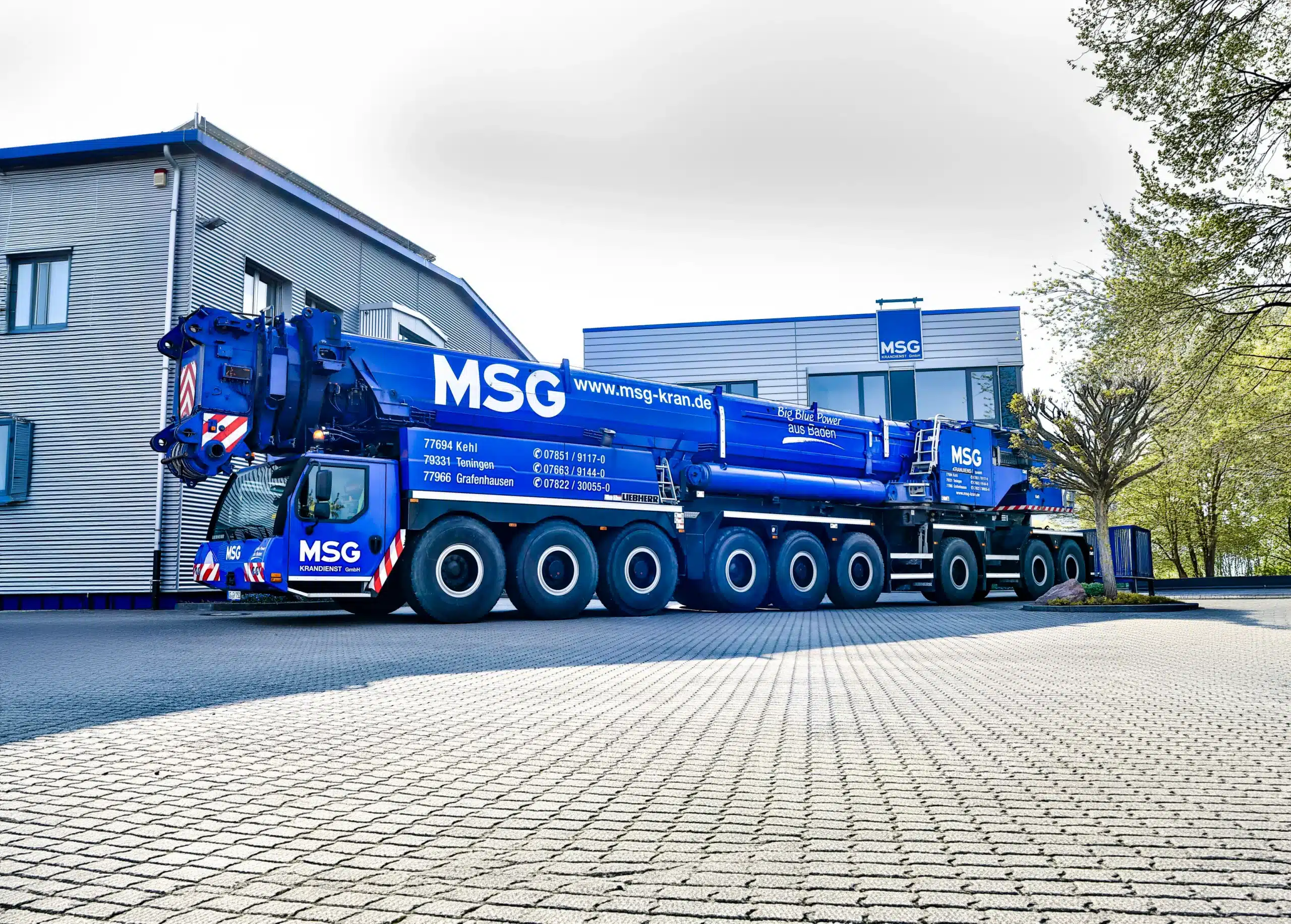 Großkran 800t mieten bei MSG Krandienst