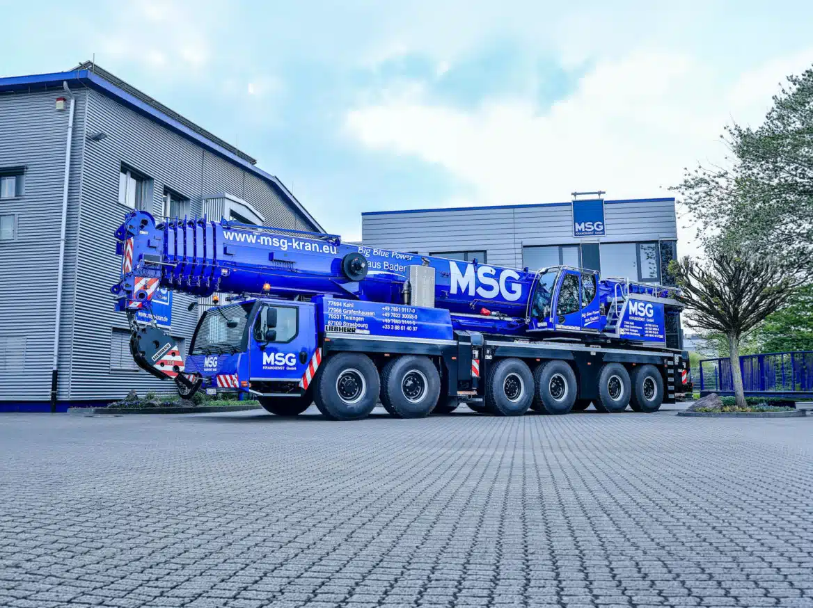 Großkran 300t mieten bei MSG Krandienst