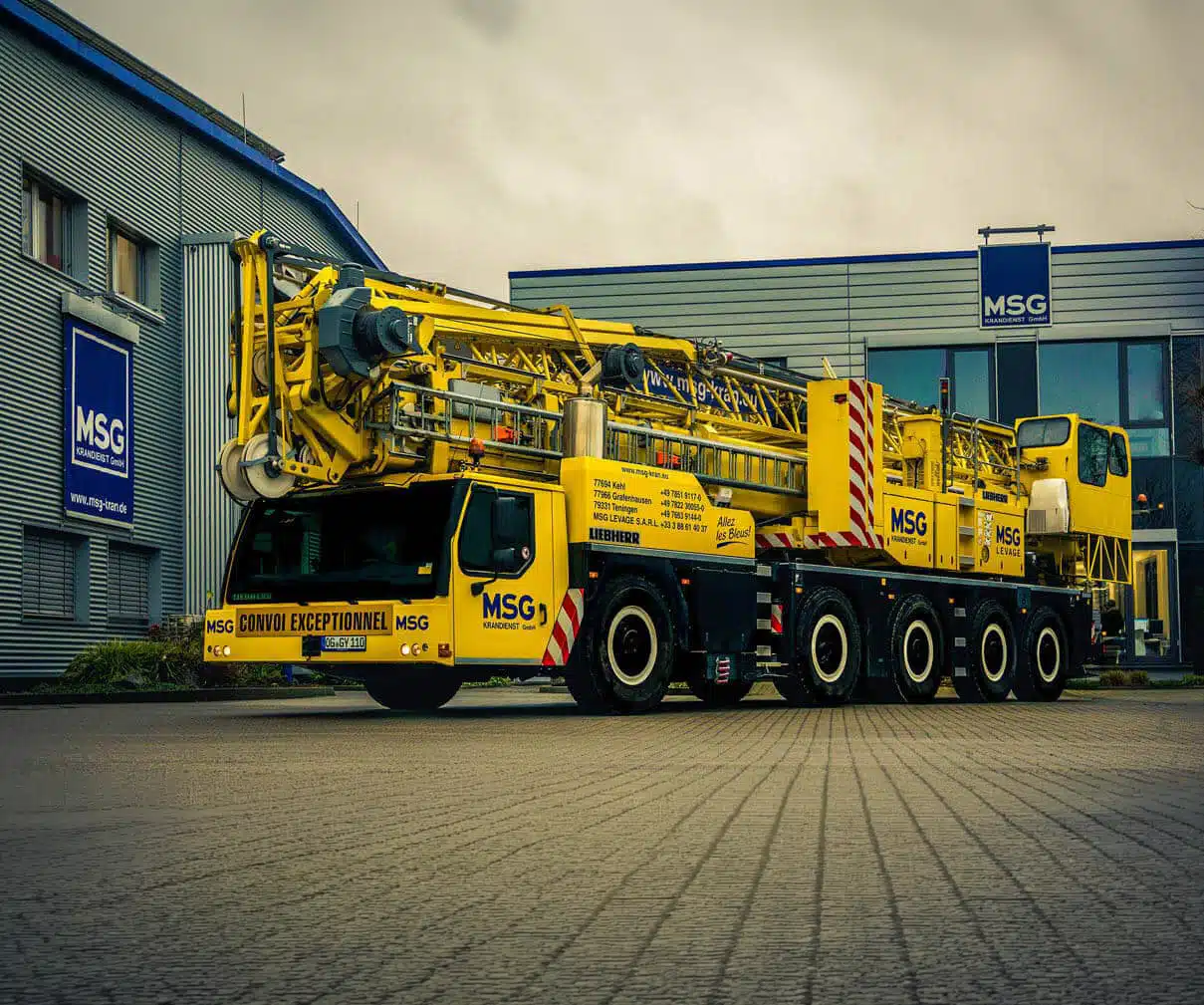 Liebherr MK 110 mieten bei MSG Krandienst