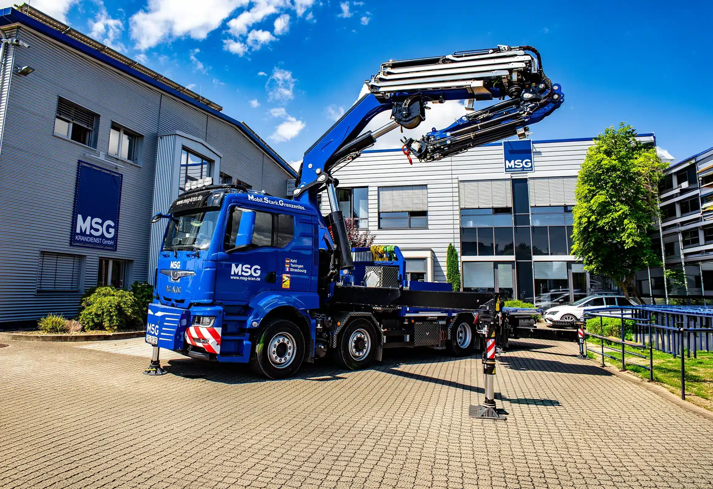 Ladekran PK 82 mieten bei MSG Krandienst