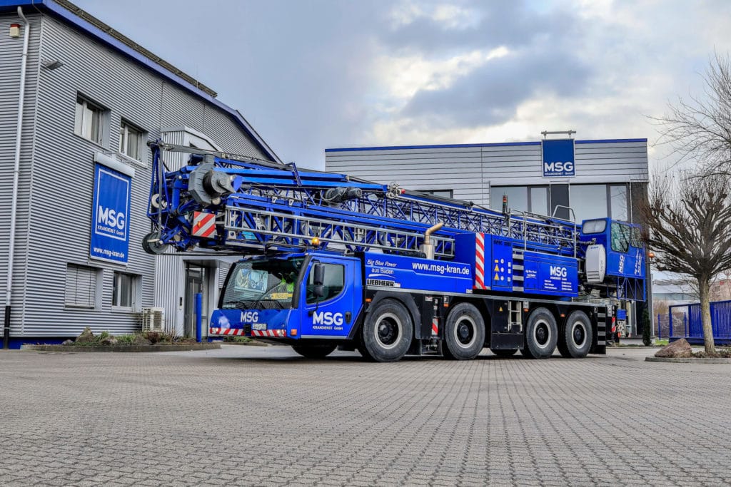 Liebherr MK 88 mieten bei MSG Krandienst