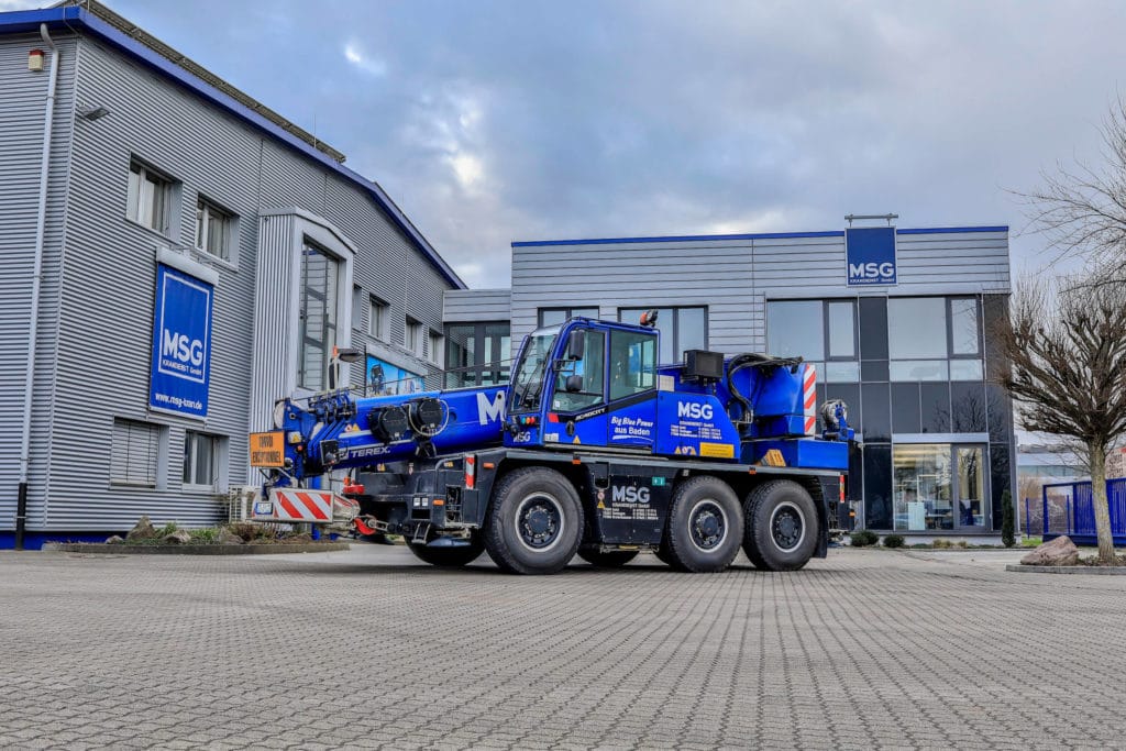 Mobilkran 40t mieten bei MSG Krandienst