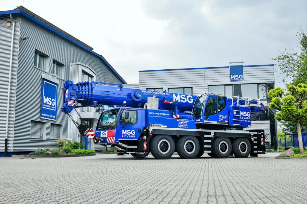 Mobilkran 100t mieten bei MSG Krandienst