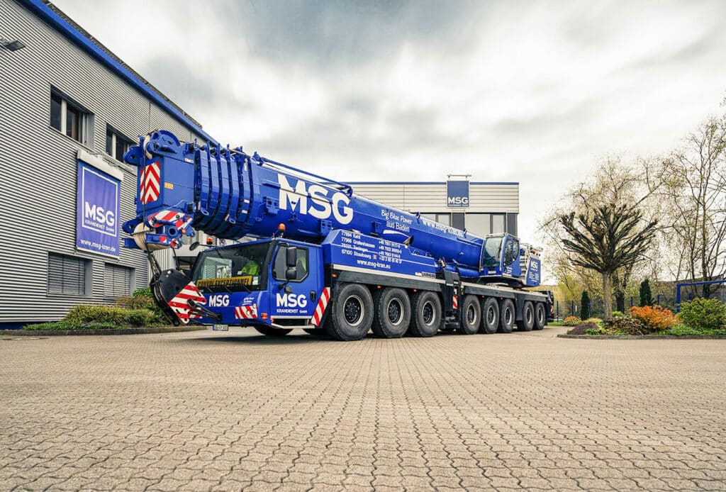 Großkran 450t mieten bei MSG Krandienst