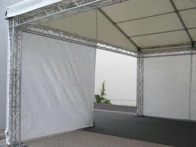 Gaze weiß für Ihr Podest mieten in Reinstädt – Eventtechnik