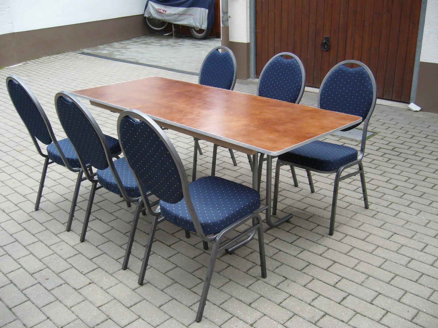 Klapptisch rechteckig 183x76 cm mieten in Reinstädt – Eventmöbel – 3