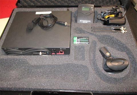 Professionelles Komplettset Funkmikro UHF EW 300 mit Ansteckmikrofon /