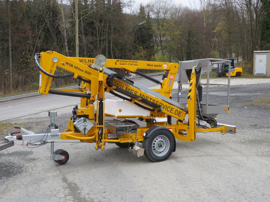 Niftylift 120T Anhänger Arbeitsbühne mieten bei Wilmes Mietservice Inh. Andreas-Josef Wilmes