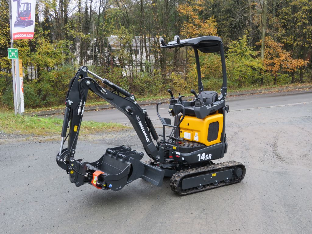 Eurocomach ES14SR Minibagger mieten bei Wilmes Mietservice Inh. Andreas-Josef Wilmes