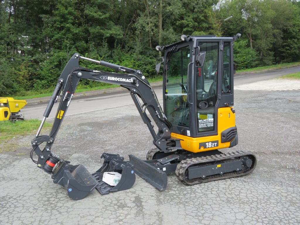 Eurocomach ES 18 ZT Minibagger mieten bei Wilmes Mietservice Inh. Andreas-Josef Wilmes