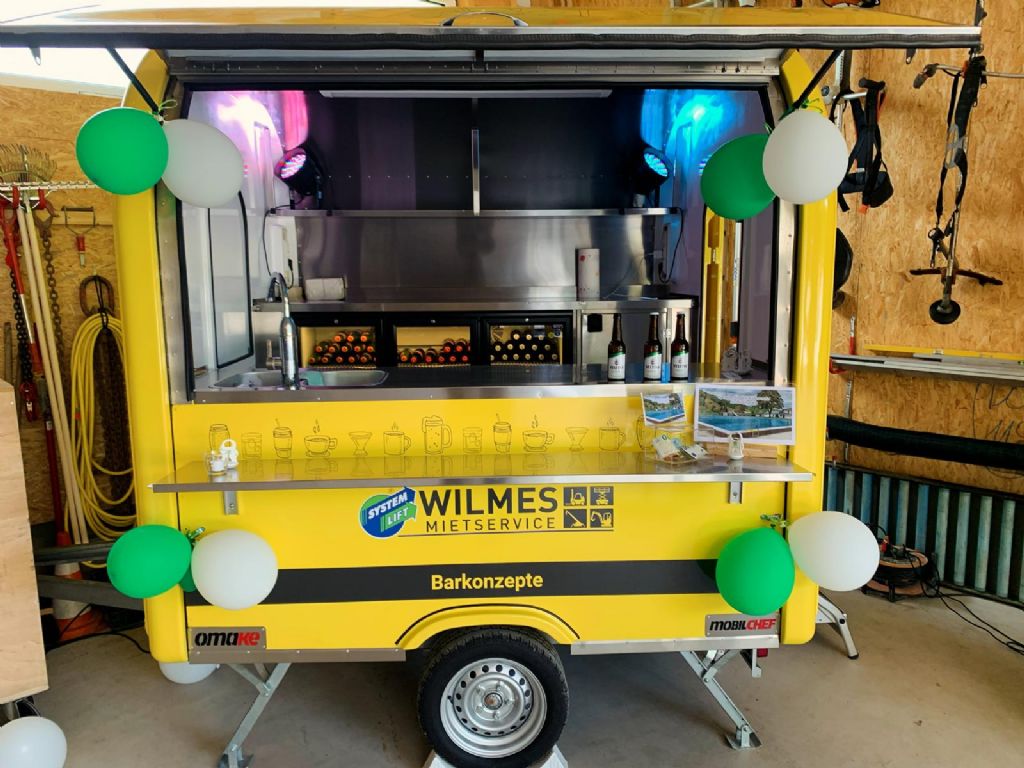 Mobilchef Bar-Anhänger mieten bei Wilmes Mietservice Inh. Andreas-Josef Wilmes