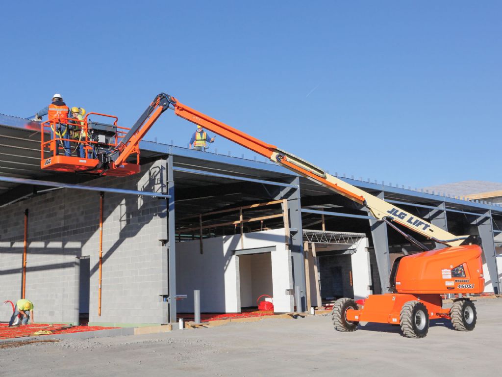 JLG 460SJ Teleskoparbeitsbühne mieten bei Wilmes Mietservice Inh. Andreas-Josef Wilmes