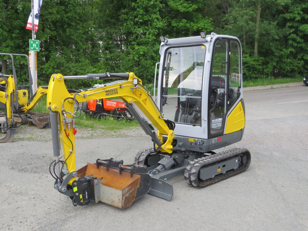 Wacker Neuson ET 18 Minibagger mieten bei Wilmes Mietservice Inh. Andreas-Josef Wilmes