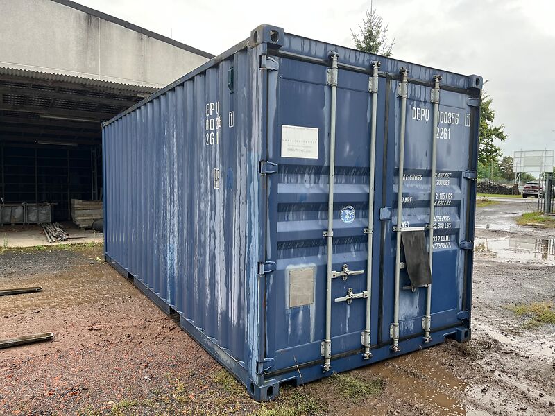 Lagercontainer 20 Fuss guter Zustand Stahlboden mieten mieten