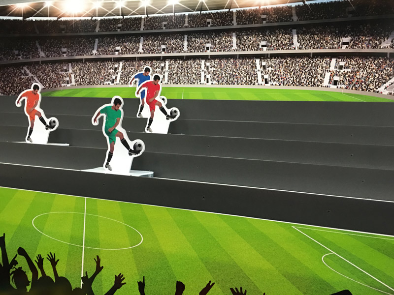 Derbyrennen Fußball mieten bei Fun Promotion