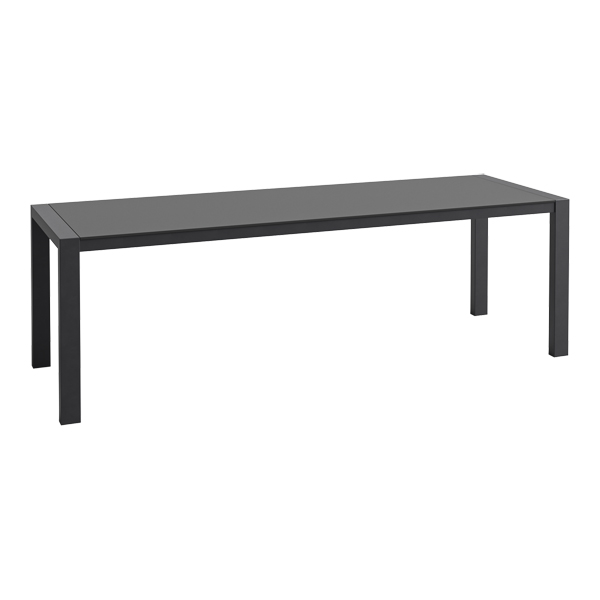 Dinnertisch Algarve schwarz/schwarz L240*B80*H75 cm mieten