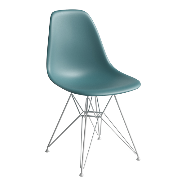 DSR Eames Plastic Chair weiß Sitz ocean mieten