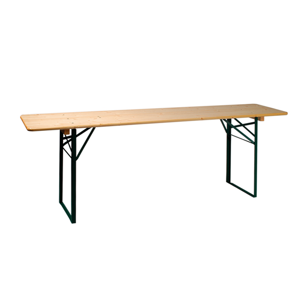 Tisch Naturholz L220*B50*H75 cm mieten