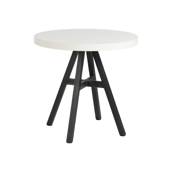 Bistrotisch Bristol weiß Ø80*H76 cm mieten