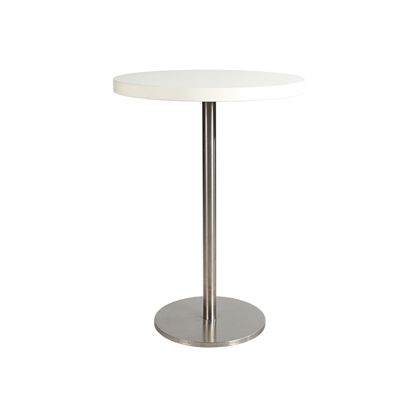 Stehtisch Ibiza OUTDOOR weiß Ø80 H110 cm mieten