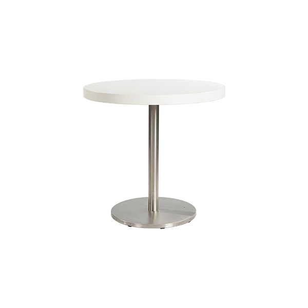 Bistrotisch Ibiza OUTDOOR weiß Ø80 H78 cm mieten