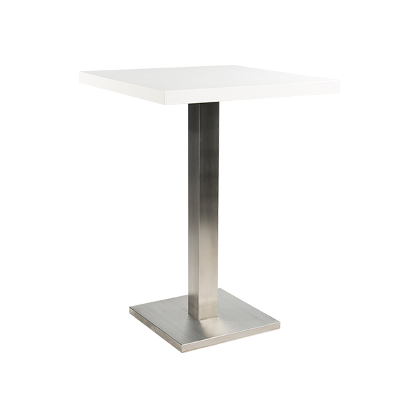 Stehtisch Ibiza OUTDOOR weiß L80*B80*H110 cm mieten