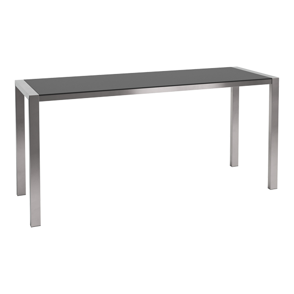 Stehtisch Algarve Edelstahl/schwarz L240*B80*H110 cm mieten
