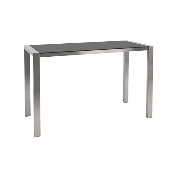 Stehtisch Algarve Edelstahl/schwarz L180*B80*H110 cm mieten