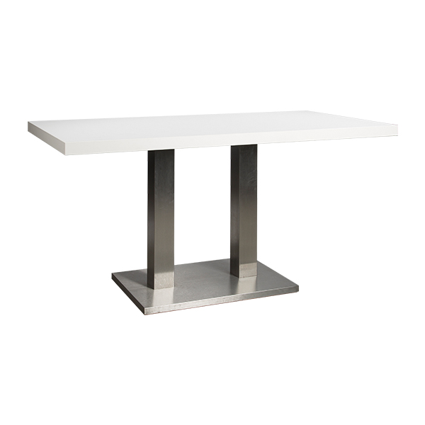 Dinnertisch Ibiza OUTDOOR weiß L160*B80*H78 cm mieten